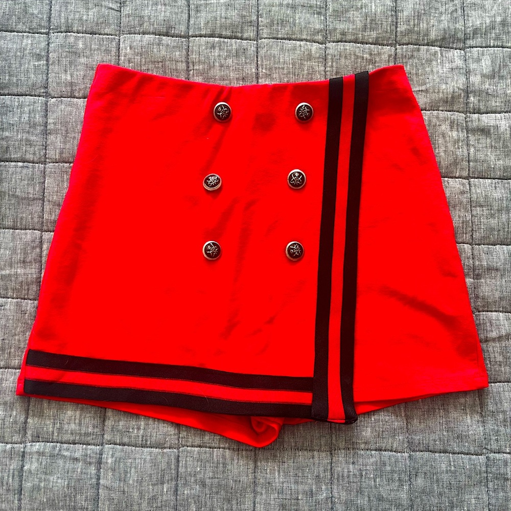 Red & Black Skort. Size Medium.